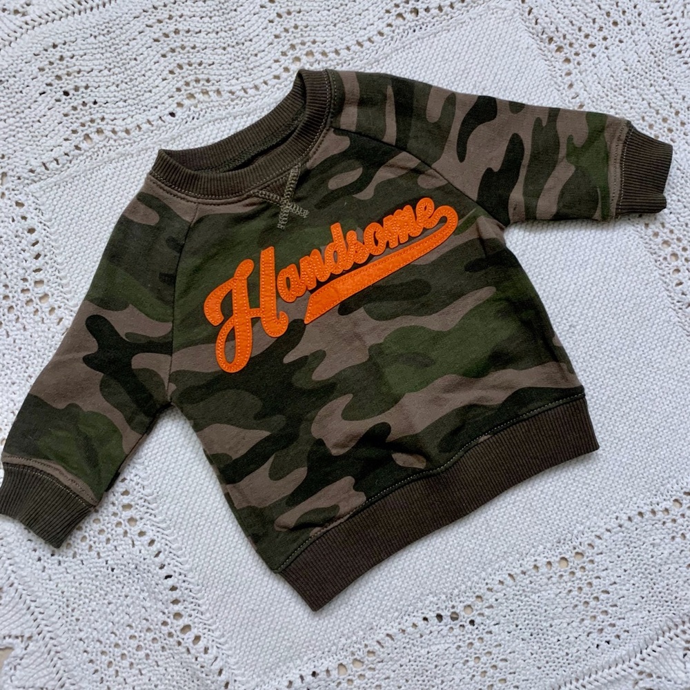 Carter’s, “Handsome,” Pull over Sweatshirt
